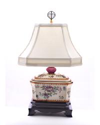 Small Flowers Teajar Lamp